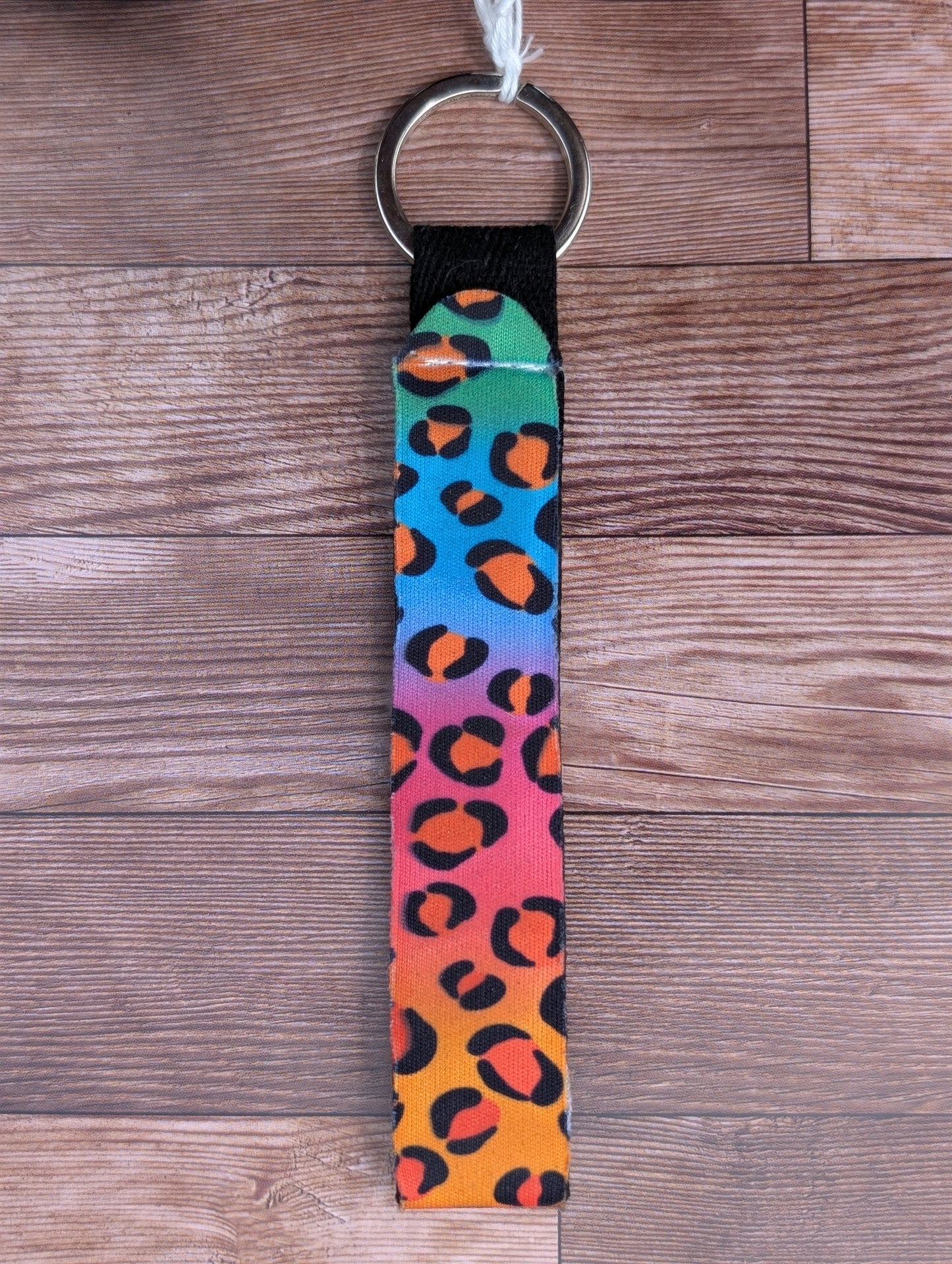 Leopard wristlet