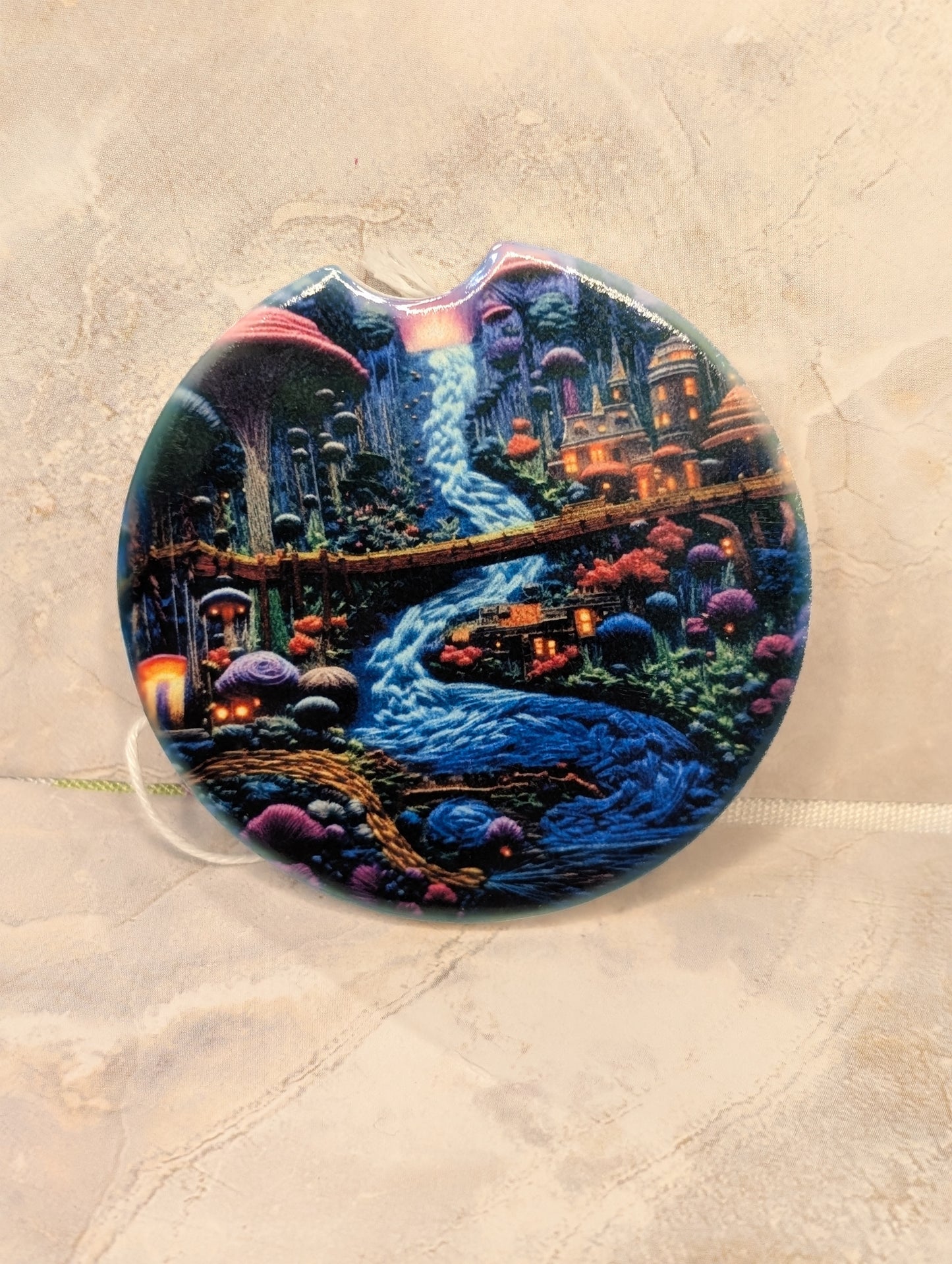 Waterfall car coaster