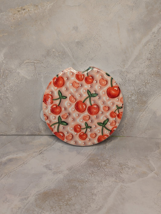 Cherry car coaster