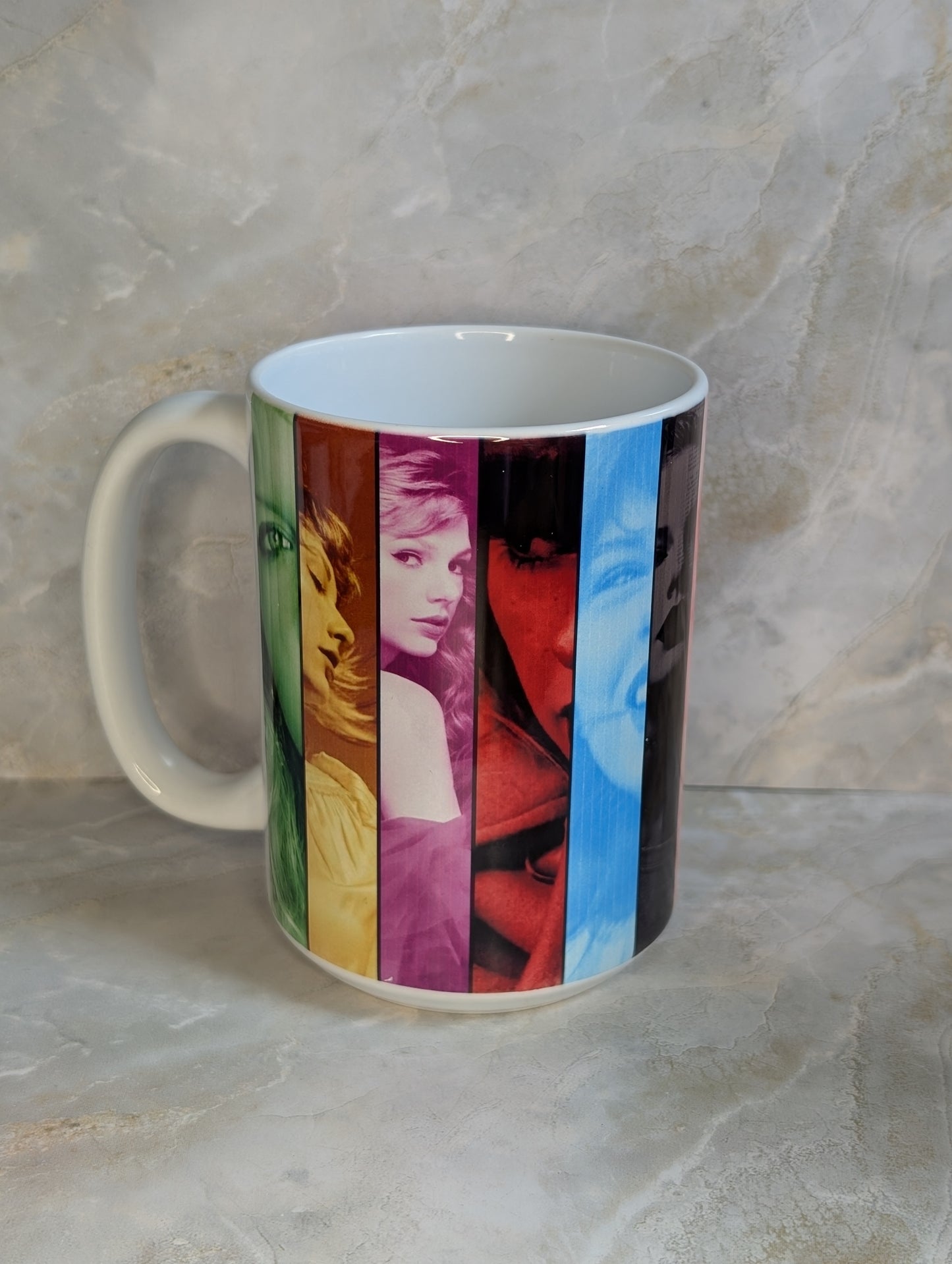 Taylor albums mug 15 oz