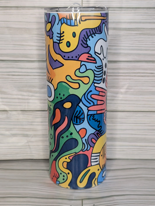 20 oz artsy tumbler