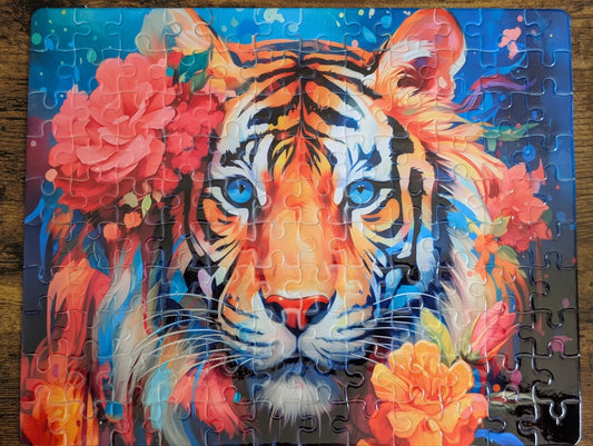 120 piece tiger puzzle